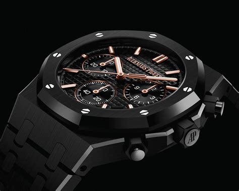 black ceramic royal oak|royal oak chronograph black dial.